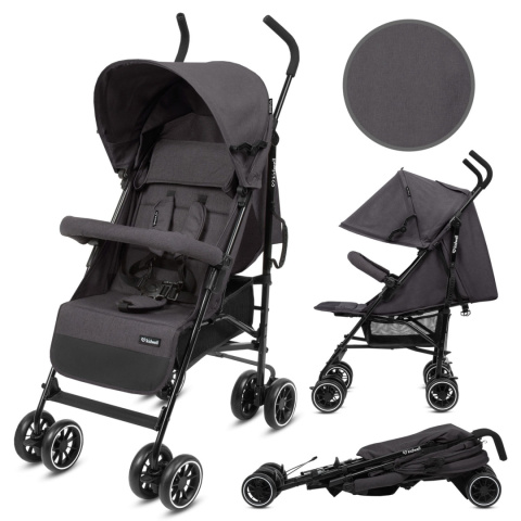 NELLI Kidwell Wózek spacerowy typu parasolka 6,5 kg - Graphite