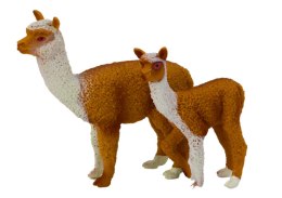 Figurka Dorosła Lama 8 cm z młodą Lamą 6 cm Zwierzęta Świata