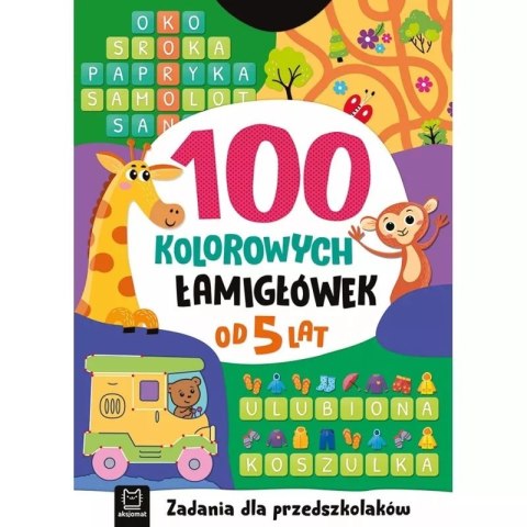 100 kolorowych łamigłówek 5+