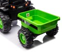 Milly Mally Pojazd na akumulator Traktor z przyczepą Farmer Green