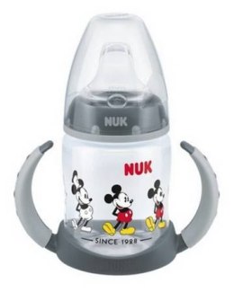 NUK ZE-104 Zestaw FC Butelka 150ml z uchwytami i wskaźnikiem temperatury DISNEY MYSZKA MIKI+ustnik silikonowy niekapek gratis