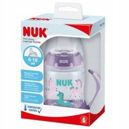 NUK ZE-105 Zestaw FC Butelka 150ml z uchwytami i wskaźnikiem temperatury+ustnik silikonowy niekapek gratis