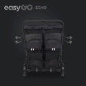 EasyGo ECHO Podwójny wózek spacerowy - Ebony Black