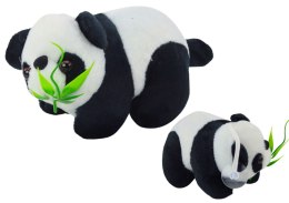 Pluszowa Panda Z Roślinką Maskotka Przyssawka Zawieszka 15cm