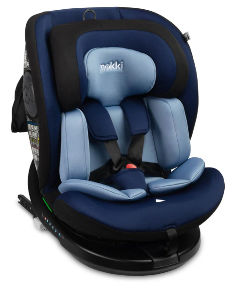 MOKKI i-Size Caretero Obrotowy fotelik samochodowy Isofix 0-36 kg - Navy