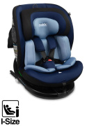 MOKKI i-Size Caretero Obrotowy fotelik samochodowy Isofix 0-36 kg - Navy