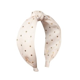 Rockahula Kids opaska do włosy dla dziewczynki Gold Spotty Headband Neutral