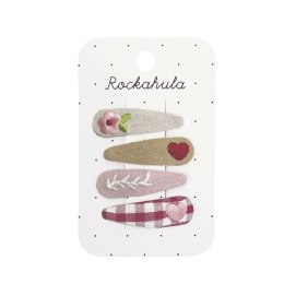 Rockahula Kids spinki do włosów dla dziewczynki 4 szt. Country Girl Embroidered Clip Set