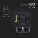 EasyGo COSY I-Size Fotelik samochodowy 0-36 kg 40-150 cm isofix - Ink