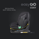 EasyGo COSY I-Size Fotelik samochodowy 0-36 kg 40-150 cm isofix - Ink