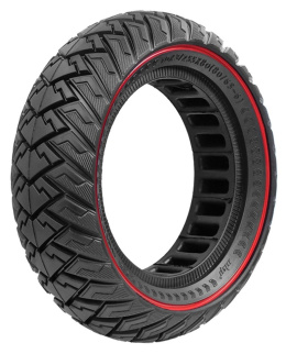 Bezdętkowa opona do hulajnogi Kukirin i innych 10 cali 10x3.0 255x80(80/65-6) - Black/Red