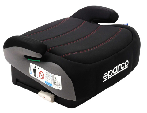 SK100i I-Size IsoFix Sparco 125-150 cm (do 22-36 kg) fotelik samochodowy kolor Black/Grey