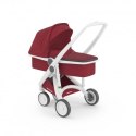 Greentom wózek carrycot (v.2.1) white-cherry GREENTOM