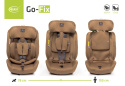 4Baby GO-FIX I-Size Fotelik samochodowy 9-36 kg 76-150 cm - Mokka