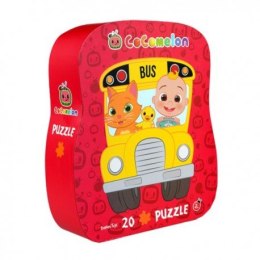 Puzzle dla dzieci w ozdobnym pudełku, autobus, BARBO TOYS