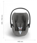 Cybex Cloud T i-Size 45-87cm rozkładany fotelik samochodowy 0-13 kg Mirage Grey