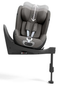 Cybex Sirona T i-Size 40-105 cm fotelik samochodowy 9-18 kg - Mirage Grey