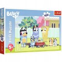 Puzzle 100 Pieski Psy Wesoły Świat Bluey Blu Trefl #G2