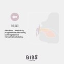 BIBS COLOUR BLUSH M Smoczek Uspokajający kauczuk Hevea