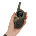 Kik Sp. z o. o. Sp. k. Walkie talkie krótkofalówka zestaw z centralą dla dzieci wojskowy zasięg 333 m