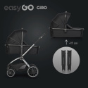 EasyGo GIRO Wózek głęboko-spacerowy 2w1 - Ebony Black