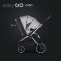 EasyGo GIRO Wózek głęboko-spacerowy 3w1 z fotelikiem EasyGo BUZ - Cloudy Gray