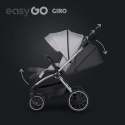 EasyGo GIRO Wózek głęboko-spacerowy 3w1 z fotelikiem EasyGo BUZ - Cloudy Gray