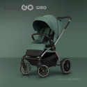 EasyGo GIRO Wózek głęboko-spacerowy 3w1 z fotelikiem EasyGo BUZ - Sage Green