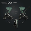 EasyGo GIRO Wózek głęboko-spacerowy 3w1 z fotelikiem EasyGo BUZ - Sage Green