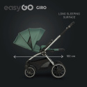 EasyGo GIRO Wózek głęboko-spacerowy 3w1 z fotelikiem EasyGo BUZ - Sage Green