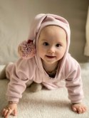 Hi Little One kombinezon całoroczny z kapturem TOG 2,0 OverSize BOHO Dark Pink roz M Pom Pom