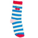 Rockahula Kids 2 pary skarpetek dla dziewczynki Cherry Stripe roz 20-23 cm