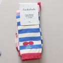 Rockahula Kids 2 pary skarpetek dla dziewczynki Cherry Stripe roz 20-23 cm