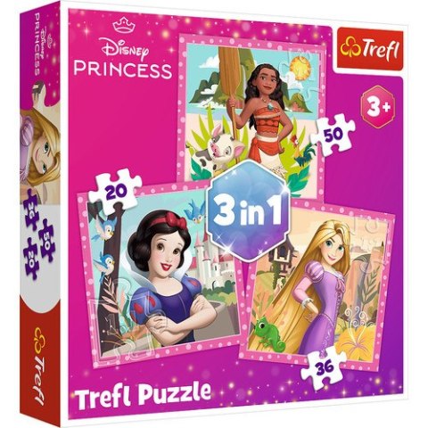 TREFL 34875 Puzzle 3w1 Piękne kwiaty