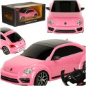 Kik Sp. z o. o. Sp. k. Samochód zdalnie sterowany Rastar 78000 Volkswagen Beetle 1:14 różowy