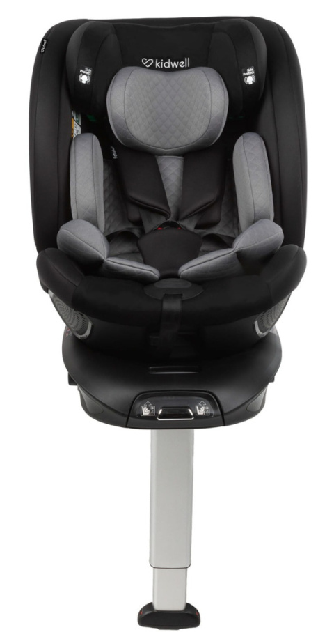 GoCar i-Size Kidwell Fotelik samochodowy 9-25 kg 40-135 cm - Black-Gray