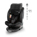 GoCar i-Size Kidwell Fotelik samochodowy 9-25 kg 40-135 cm - Black-Gray