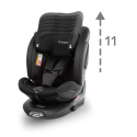 GoCar i-Size Kidwell Fotelik samochodowy 9-25 kg 40-135 cm - Black