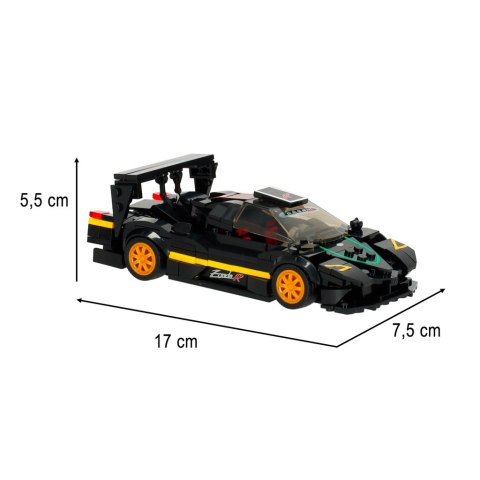 Samochód Rastar 93900-B Pagani Zonda R 1:28 klocki 387el. Samochód Rastar 93900-B Pagani Zonda R 1:28 klocki 387el.