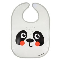 CANPOL 9/232_whi Śliniak zmywalny z kieszenią BabiesBoo panda