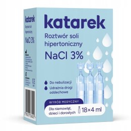 KATAREK Roztwór soli hipertoniczny 18x4ml NaCI 3%