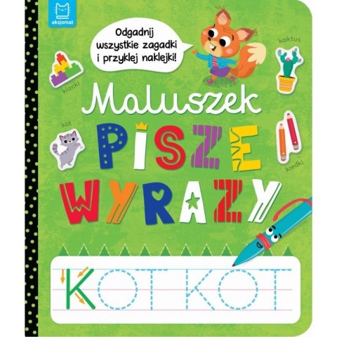 Maluszek pisze wyrazy