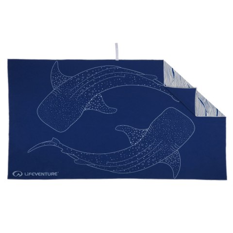 Ręcznik szybkoschnący SoftFibre Recycled Lifeventure - Whale Shark 150x90 cm