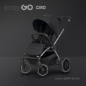 EasyGo GIRO Wózek głęboko-spacerowy 4w1 z fotelikiem EasyGo BUZ Pro - Ebony Black