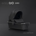 EasyGo GIRO Wózek głęboko-spacerowy 4w1 z fotelikiem EasyGo BUZ Pro - Ebony Black