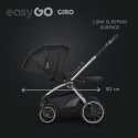 EasyGo GIRO Wózek głęboko-spacerowy 4w1 z fotelikiem EasyGo BUZ Pro - Ebony Black