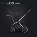 EasyGo GIRO Wózek głęboko-spacerowy 4w1 z fotelikiem EasyGo BUZ Pro - Ebony Black