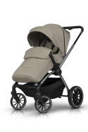 EasyGo GIRO Wózek głęboko-spacerowy 4w1 z fotelikiem EasyGo BUZ Pro - Savana Beige