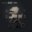 EasyGo GIRO Wózek głęboko-spacerowy 4w1 z fotelikiem EasyGo BUZ Pro - Savana Beige