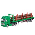 Ciężarówka Transport Drewna Metalowa Huina 1:50 Zielona Ciężarówka Transport Drewna Metalowa Huina 1:50 Zielona